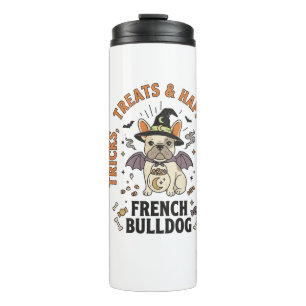 Termo Trickster Bulldog Francés de Halloween