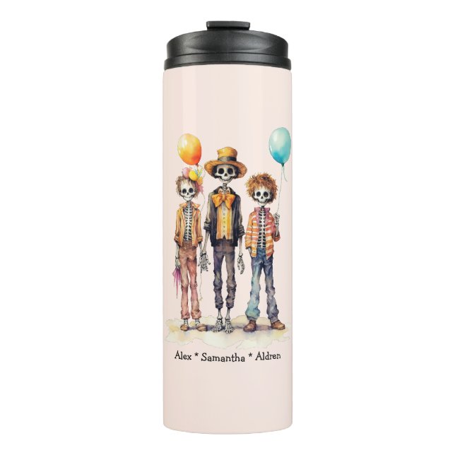 Termo Trio Zombie Pastel Adorable - Halloween Cute (2) (Anverso)