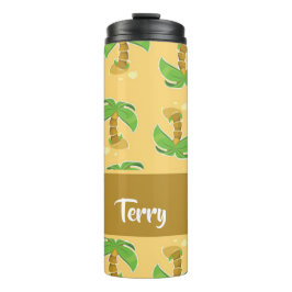 Termo Tropical palm trees pattern