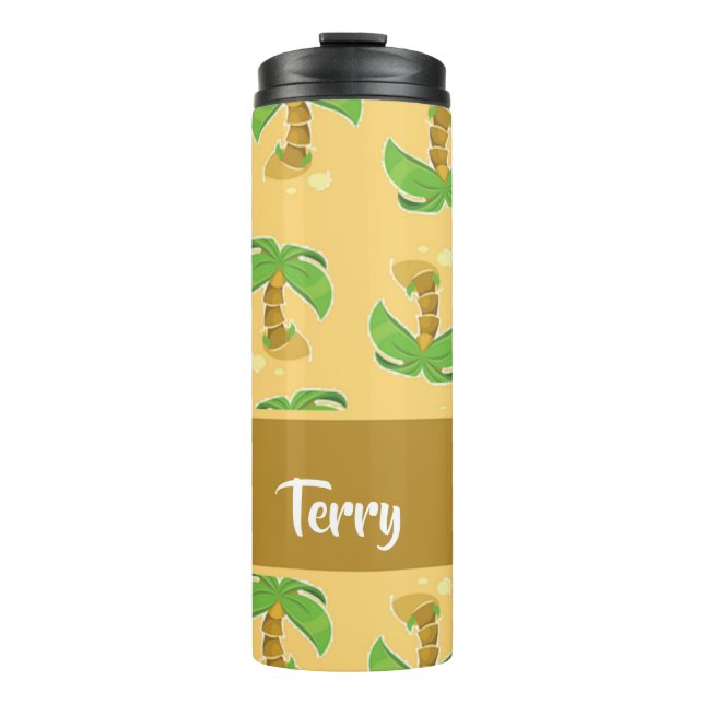 Termo Tropical palm trees pattern (Anverso)