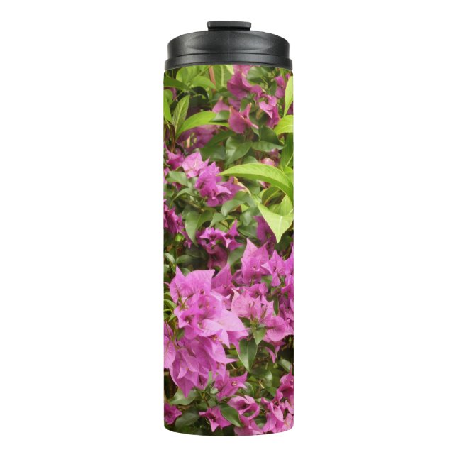 Termo Tropical Purple Bougainvillea Floral (Anverso)