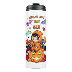 Termo Truco o trato Halloween adorable