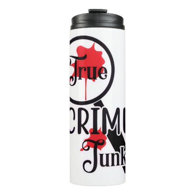 Termo True Crime Junkie Thermal Tumbler (Anverso)