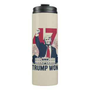 Termo Trump Ganó De Nuevo Elección 2024 Presidente 47
