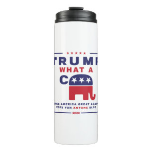 Termo Trump. Poster de campaña contra Trump