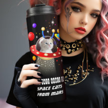 Tu gato en el OVNI Gato gatito en el espacio perso