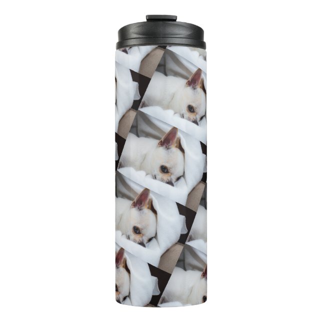 Termo Tu mascota perro cachorro personalizado foto patró (Anverso)