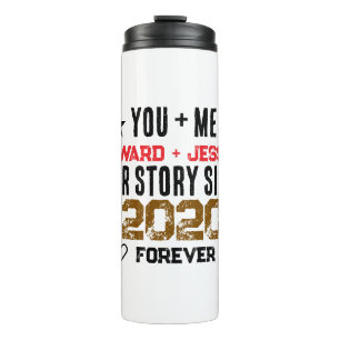 Termo Tú + Yo Nuestra Historia de Amor Personalizada