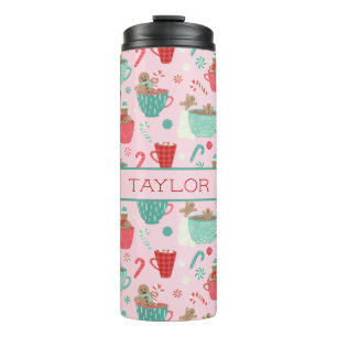 Termo Tub caliente Gingerbread Cubo Rosa Modelo De Cacao