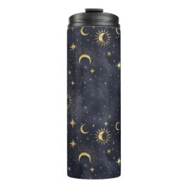 Termo Tuberías celestiales abstractas de patrones de cie