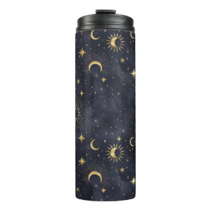 Termo Tuberías celestiales abstractas de patrones de cie