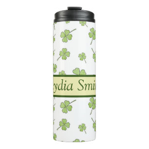 Termo Tubo de bebida floral personalizado