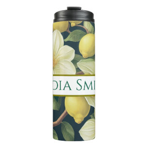 Termo Tubo de bebida floral personalizado