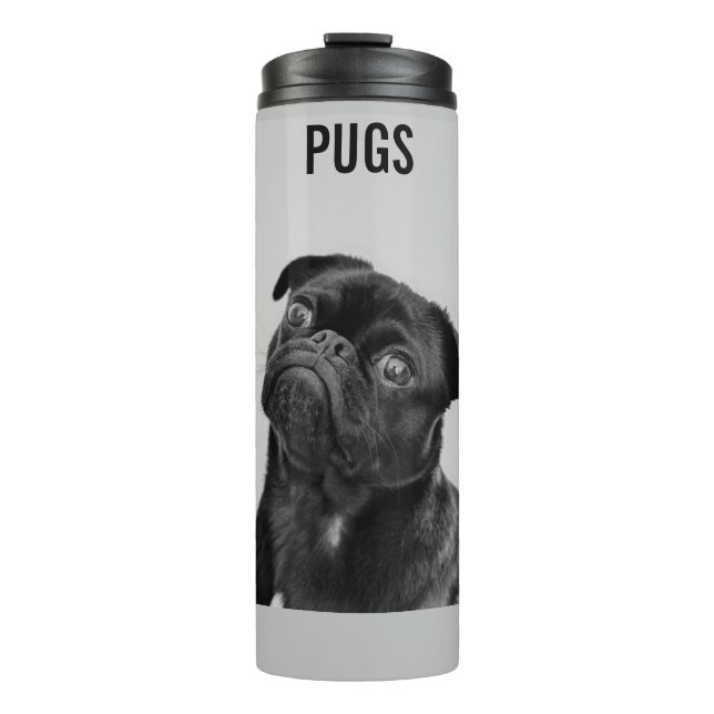 Termo Tubo termal PUGS personalizado. (Anverso)