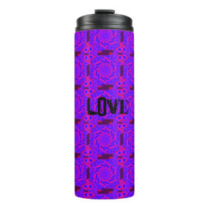 Termo Tubo térmico AMOR PINK -MANDALA MODERNO