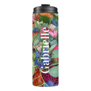 Termo Tubo térmico FLOWER PERSONALIZADO