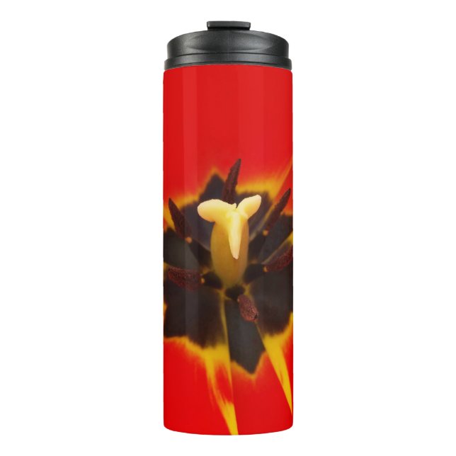 Termo tulipán amarillo rojo (Anverso)