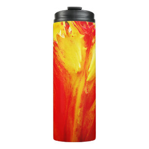Termo Tulipán Curly De Cierre Rojo Y Amarillo