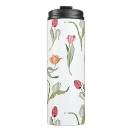 Termo Tulipanes De Flores De Cuta Delicadas