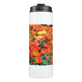 Termo Tulipanes Sobre El Fuego Floral Artística