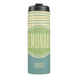 Termo Tumblador de nombre personalizado "Lemonade"