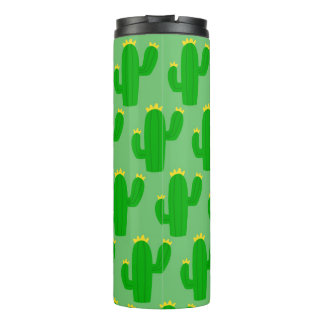 Termo tumblador de patrón de cactus