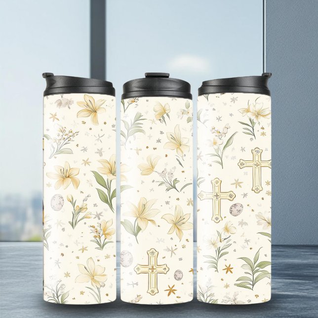 Termo Tumblador de patrón de Pascua Adorable (Subido por el creador)