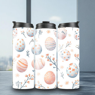 Termo Tumblador del patrón audaz de Pascua