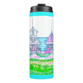 Termo Tumblador termal brillante de Beach Cottage