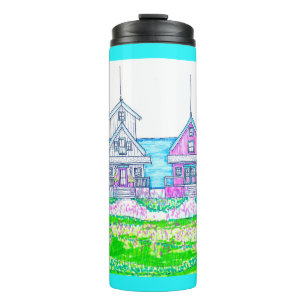 Termo Tumblador termal brillante de Beach Cottage
