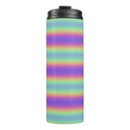 Termo Tumblador termal Neon Glow Rainbow Stripe