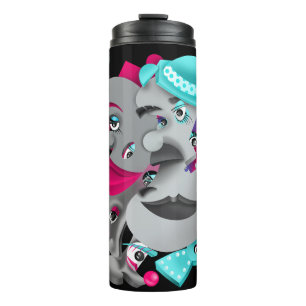 Termo Tumblador térmico audaz y artístico