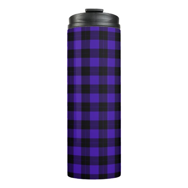 Termo Tumblador térmico Black Blue Check (Anverso)