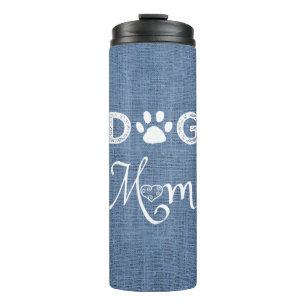 Termo Tumblador térmico Blue Burlap Dog Mom
