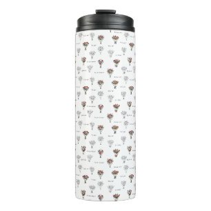 Termo Tumblador térmico Bouquet de flores
