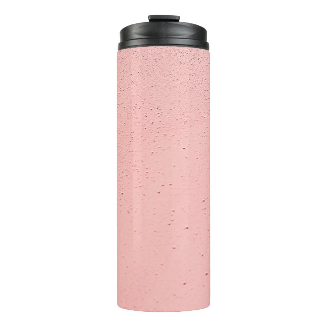 Termo Tumblador térmico de arena rosa (Anverso)