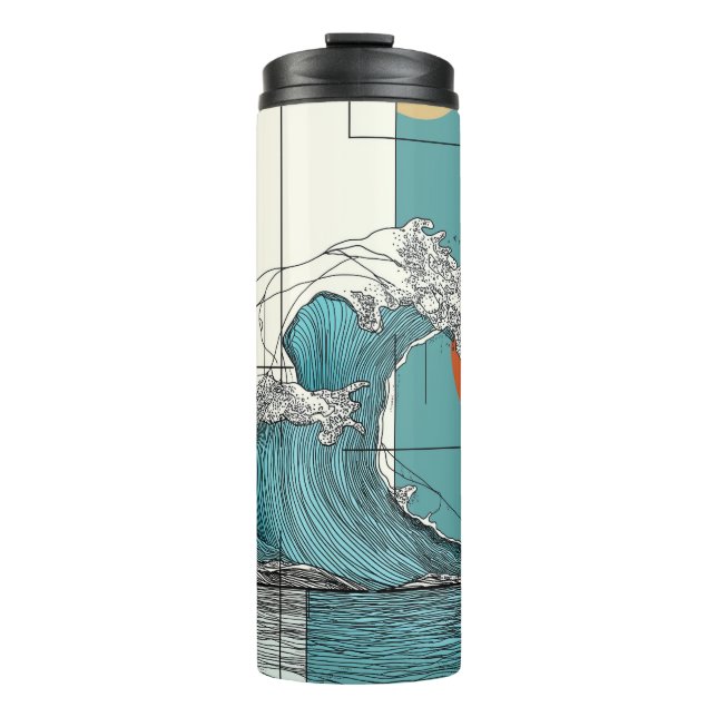 Termo Tumblador térmico de balance de marea (Anverso)