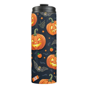 Termo Tumblador térmico de calabaza de Halloween