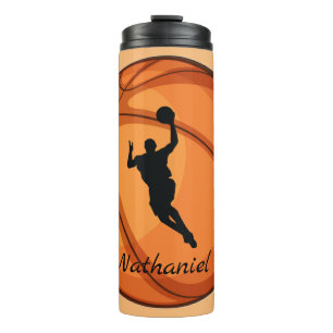 Termo Tumblador térmico de diseño de baloncesto