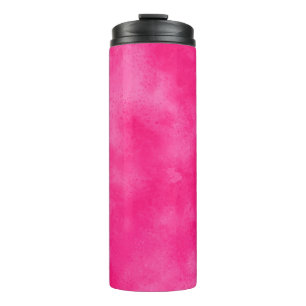 Termo Tumblador térmico de efecto de nube magenta