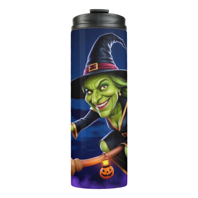 Termo Tumblador térmico de Halloween/Bruja (Anverso)