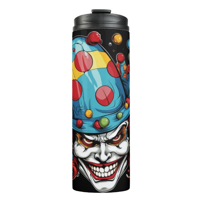 Termo Tumblador térmico de Halloween/Joker (Anverso)