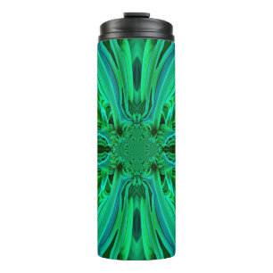 Termo Tumblador térmico de hoja verde