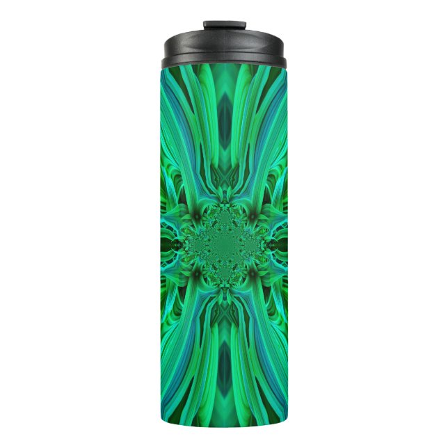 Termo Tumblador térmico de hoja verde (Anverso)