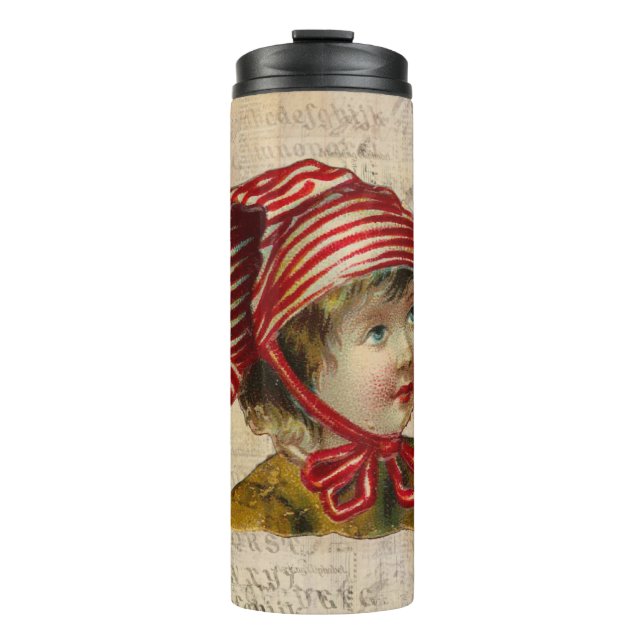 Termo Tumblador térmico de Navidad vintage (Anverso)