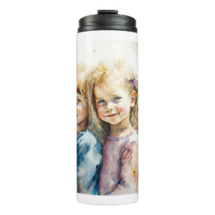 Termo Tumblador térmico de niños de color acuático