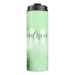 Termo Tumblador térmico de nube verde