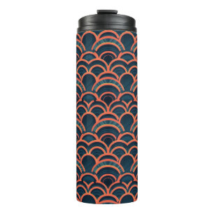 Termo Tumblador térmico de ondas Art Deco