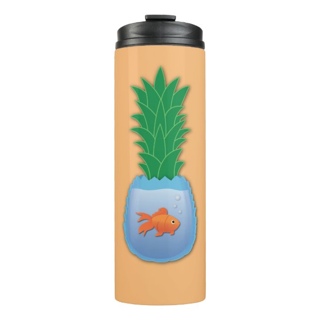 Termo Tumblador térmico de pez piña (Anverso)