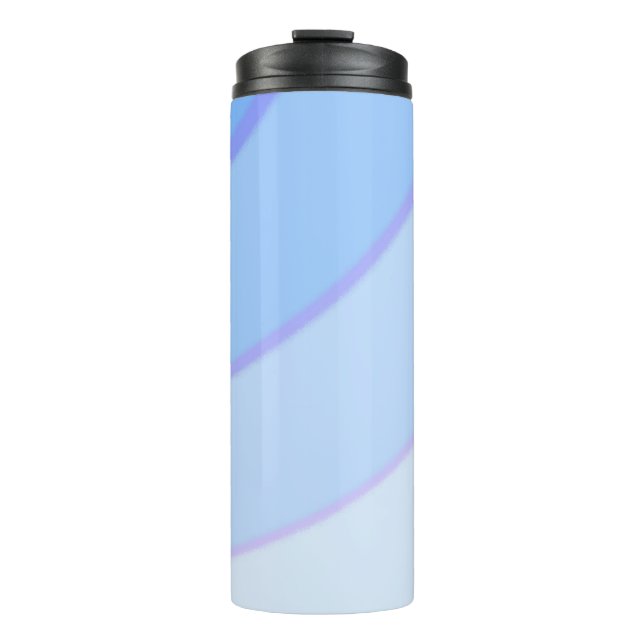 Termo Tumblador térmico de Swirls Azules (Anverso)